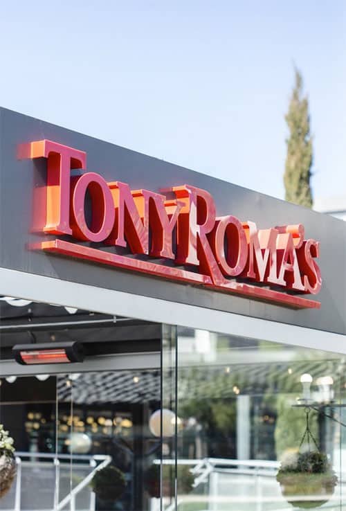 Consigue tu franquicia de TONY ROMA'S