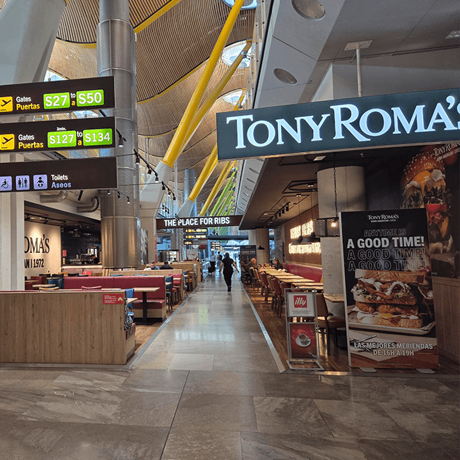 Tony Roma's - Aeropuerto, Madrid